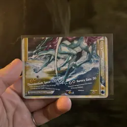 Raikou & Suicune Legend (Bottom) 93/95 Holo HGSS Pokemon Unleashed English LP/MP - Image 1