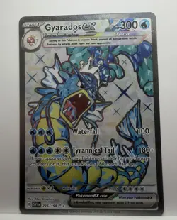 Pokemon TCG Gyarados ex Full Art Ultra Rare Holo Paldea Evolved 225/198 - Image 1