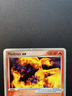 Moltres ex 031 Black Star Promo Collector's Tin Holo Ultra Rare Pokemon - DMG - Image 3