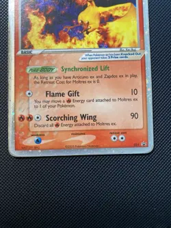 Moltres ex 031 Black Star Promo Collector's Tin Holo Ultra Rare Pokemon - DMG - Image 4