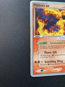 Moltres ex 031 Black Star Promo Collector's Tin Holo Ultra Rare Pokemon - DMG - Image 5