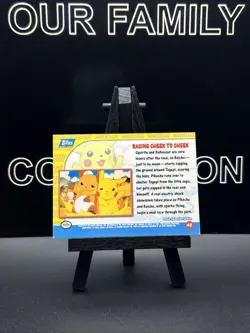 Pikachus Vacation "Racing Cheek To Cheek" #48 1998 Topps Pokemon Movie Holo - Image 5