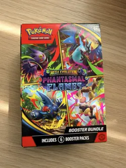 Pokemon Mega Evolution Phantasmal Flames Booster Bundle | OPENED And PACK Fresh - Image 1