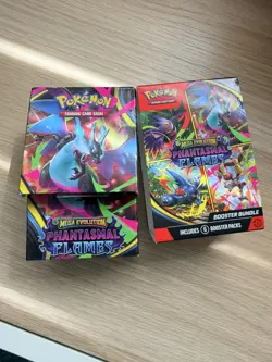 Pokemon Mega Evolution Phantasmal Flames Booster Bundle | OPENED And PACK Fresh - Image 3
