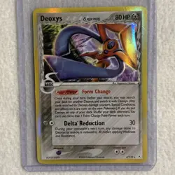 Deoxys 4/110 Holon Phantoms Holo Pokemon DMG - Image 1