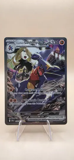 Cynthia's Garchomp ex #232 SIR – Pokemon Destined Rivals – NM - Image 1