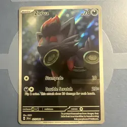Pokemon TCG Zorua #075/064 Sv: Shrouded Fable Illustration Rare Holo - Image 1