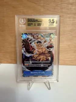 Monkey.D.Luffy - Treasure Rare - OP11-058 - ONE PIECE BGS 9.5 - Image 1