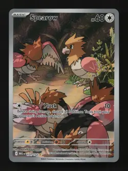Spearow 151/132 Holo Illustration Rare Mega Evolution Pokemon Cards - Image 1