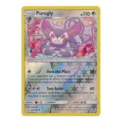 Purugly 109/156 Reverse Holo Ultra Prism Pokemon Card LP - Image 1