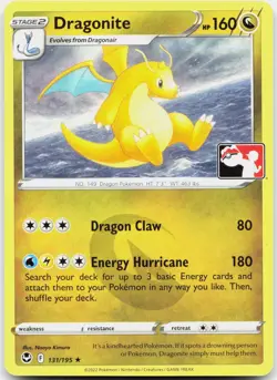 Dragonite 131/195 Rare Prize Pack Series Cards Pokemon NM/M - Image 1