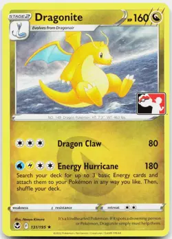 Dragonite 131/195 Rare Prize Pack Series Cards Pokemon NM/M - Image 1