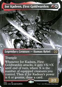 MTG - Jor Kadeen, First Goldwarden - Borderless - ONE - Magic the Gathering - Image 1