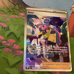 Pokemon TCG Iono 237/091 Paldean Fates SIR - Image 2