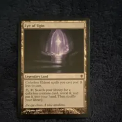 Magic: The Gathering (MTG) Eye of Ugin, Worldwake Mythic Legendary Land Regular - Image 1