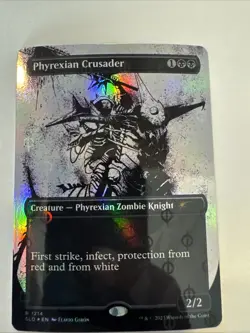 Phyrexian Crusader (Step-and-Compleat Foil) Secret Lair Drop Foil - Image 1