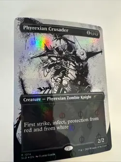 Phyrexian Crusader (Step-and-Compleat Foil) Secret Lair Drop Foil - Image 2