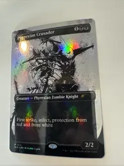 Phyrexian Crusader (Step-and-Compleat Foil) Secret Lair Drop Foil - Image 3