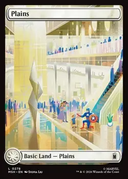 1x Plains (#278) - Foil NM Eng MTG - Marvel Super Heroes - Image 1