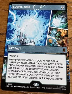 Magic: The Gathering Cosmic Cube Marvel Super Heroes Regular Artifact 0312 EN - Image 1