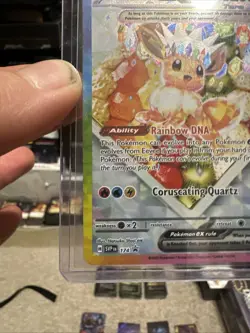 Pokemon TCG Prismatic Evolutions Eevee EX 174 Black Star Promo Card NM Condition - Image 2