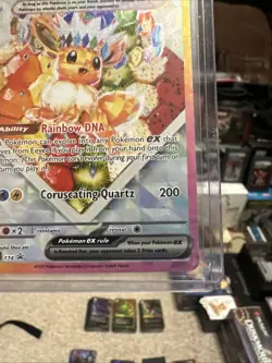 Pokemon TCG Prismatic Evolutions Eevee EX 174 Black Star Promo Card NM Condition - Image 3