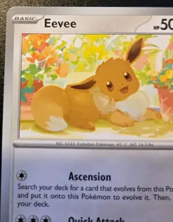 Eevee 135/167 Common Scarlet & Violet: Twilight Masquerade Pokemon TCG - Image 2
