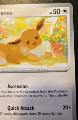Eevee 135/167 Common Scarlet & Violet: Twilight Masquerade Pokemon TCG - Image 3