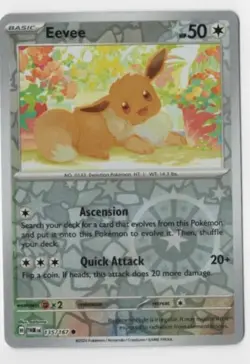 Eevee 135/167 Twilight Masquerade Reverse Holo | POKEMON - Image 1