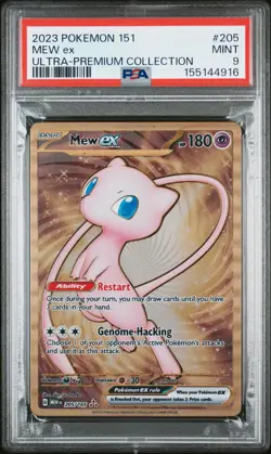 2023 POKEMON 151 ULTRA-PREMIUM COLLECTION #205 MEW EX PSA 9 - Image 1
