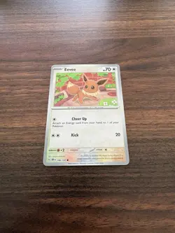 Eevee 166/197 Pokemon SV03: Obsidian Flames Reverse Holo NM - Image 2