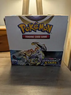 Pokemon Brilliant Stars Booster Box Unsealed. 36 Sealed Packs + Case - Image 1