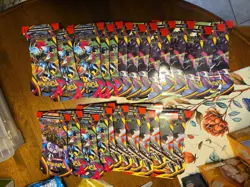 Pokemon TCG ME05 Pitch Black Sleeved Booster 25 Packs Sealed New - Image 1