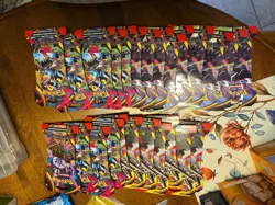 Pokemon TCG ME05 Pitch Black Sleeved Booster 25 Packs Sealed New - Image 2