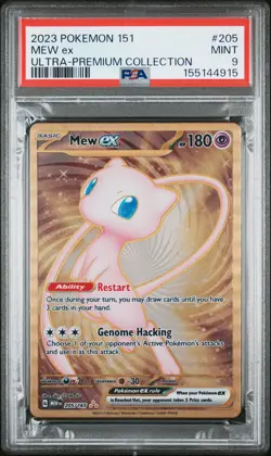 2023 POKEMON 151 ULTRA-PREMIUM COLLECTION #205 MEW EX PSA 9 - Image 1