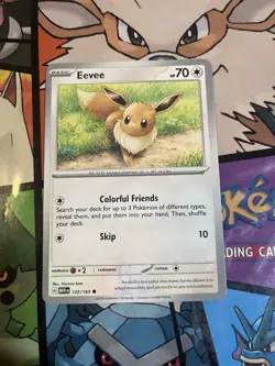 Eevee MEW 133/165 Pokemon SV: Scarlet & Violet 151 Common EN NM - Image 1