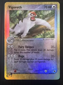 Pokemon TCG Vigoroth eREADER EX Ruby & Sapphire 47/109 Reverse Holo HP - Image 1