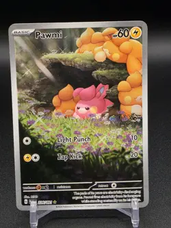 Pawmi 226/091 Illustration Rare Paldean Fates Pokemon NM - Image 1