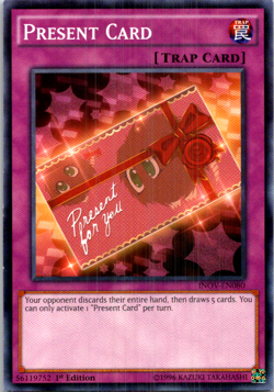 Present Card INOV-EN080 Yu-Gi-Oh! TCG 1st Edition LP - Image 1