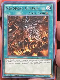 Yu-Gi-Oh! - Vendread Charge (EXFO-EN084) - Extreme Force - Rare - NM - Image 2