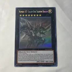 Konami Number 107 Galaxy-Eyes Tachyon Dragon LTGY-EN044 Ultimate Foil/Ghost rare - Image 2
