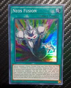 Neos Fusion SAST-EN060 Yu-Gi-Oh! 1st Edition Super Rare Lp - Image 1