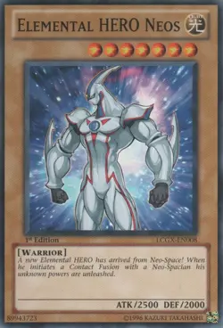 Elemental HERO Neos - LCGX-EN008 - Common - 1st Edition - Lightly Played - Image 1