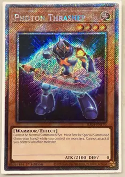 Photon Thrasher 1st Edition Platinum Secret Rare RA04-EN170 Yu-Gi-Oh! - Image 1