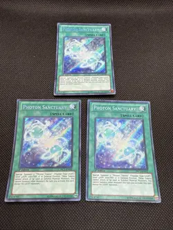 Yugioh Photon Sanctuary PRC1-EN022 Secret Rare 1st Ed NM x3 - Image 1