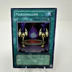 Marshmallon Misprint PP01-EN002 Black Magic Ritual Secret Rare Yu-Gi-Oh! NM - Image 1