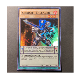 Yu-Gi-Oh! TCG Igknight Crusader CORE-EN027 Super Rare Foil 1600/300 - Image 1