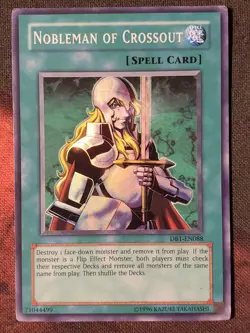 Yugioh Nobleman of Crossout DB1-EN088 Super Rare HP - Image 1