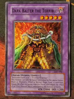 Yugioh Dark Balter the Terrible LOD-002 Super Rare LP/VLP - Image 1