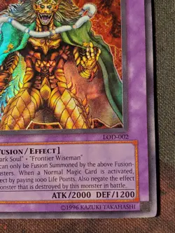 Yugioh Dark Balter the Terrible LOD-002 Super Rare LP/VLP - Image 4